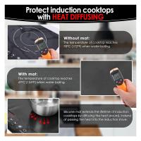 Alfombrilla protectora grande para Cocina de Inducción, cubiertas para quemador de estufa eléctrica, antiarañazos como cubierta superior de vidrio, 21,2x35,4 pulgadas - details 2