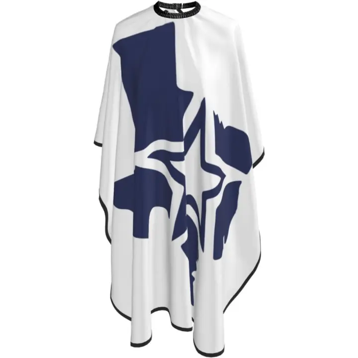 Capa de Barbero Profesional de Estilo Salón de Texas Impermeable, Ajustable, Cierre de Clip - 1