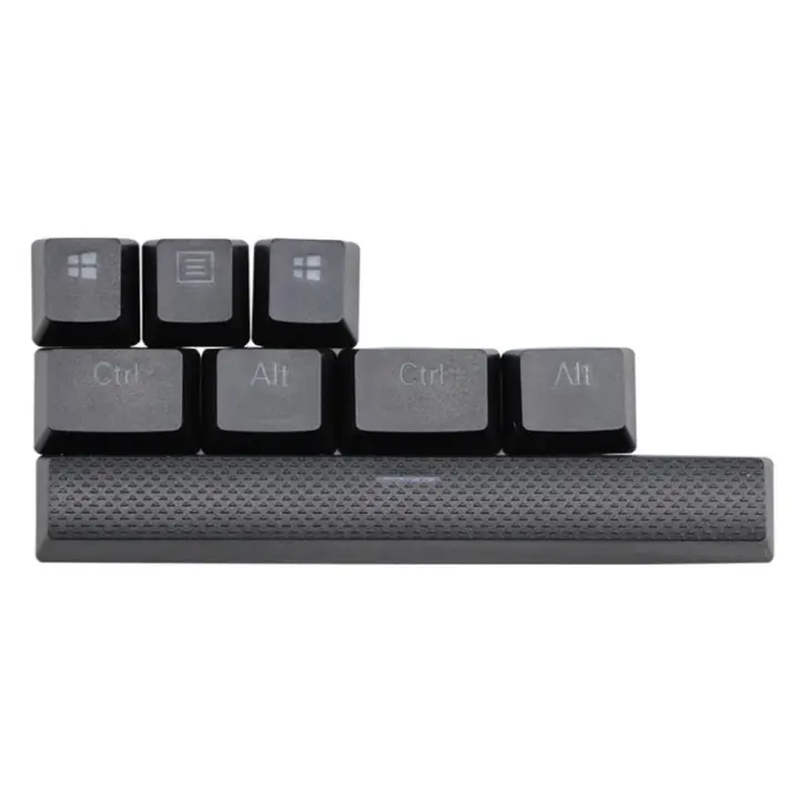 Teclas PBT para Corsair K65, K70, K95, Logitech G710 +, Teclado mecánico para juegos, Cherry MX para teclas retroiluminadas (negro) - 1