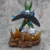 Figura de Son Goku, Kamehameha, Kakarotto Cell, Super Saiyan, modelo de decoración, estatua, muñeca, reg - details 5