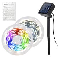 Tira de luces Led solares para exteriores, decoración de paneles solares, guirnalda de calle, guirnalda de luz Solar para exteriores - details 0