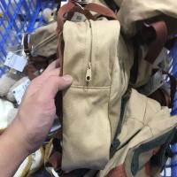 Mochila de Niños Bordada de Dinosaurio Bolsa de Escuela de Lona para Niños y Niñas - details 1