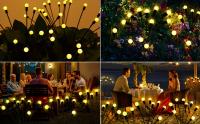 Luces solares de luciérnaga para jardín, 2 piezas, para camino, exteriores, patios traseros, jardines, césped - details 2