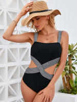 Bañador Sexy de una pieza para mujer, traje de baño de realce, ropa de playa con cuello Halter, Monokini, Bikini de playa 2023 - details 4