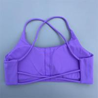 Sujetador deportivo para mujer, Bralette Sexy con tirantes cruzados en la espalda, Bralette de alto impacto para gimnasio, Yoga, entrenamiento, Top corto, chaleco, ropa interior push-up para correr - details 12