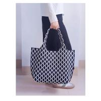Lujo mosca de punto tote de gran capacidad bolso de mano mosca tejer bolsa de las mujeres del hombro axila bolsa de punto versátil de alto sentido - details 9