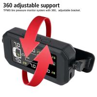 Advertencia de temperatura inteligente, ahorro de combustible, Monitor de neumáticos de coche y camión H13, 6 sensores externos, sistema de supervisión de presión de neumáticos - details 4