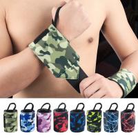 Muñequera deportiva de camuflaje para levantamiento de pesas, banda protectora para el pulgar, 1 piezas - details 0
