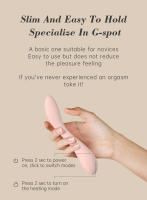 DRYWELL Vibrador para Mujeres 10 Modos de Vibración Función de Calentamiento Suave Silicona de Grado Alimenticio Japonés IPX7 Impermeable para Principiantes - details 1