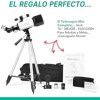 Telescopio Astronómico Aumento 16x-120x Incluye Dos Oculares, Lente Barlow 3x, Trípode, Adaptador para Teléfono Vea la Luna, Planetas y Estrellas - details 8