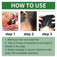 El romero denso repara el cabello, fortalece las raíces hidratadas, espesa, suaviza el cuidado y el aceite esencial para el cabello - details 2