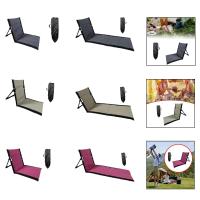 Floor Chair with Backrest, Camping Chair, Lounge Chair with Storage Bag, Folding