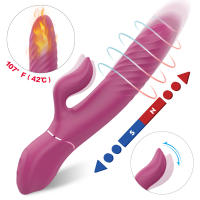 Juguetes sexuales, vibrador retráctil calentado, fuerte choque, vibrador de pulso totalmente automático para mujeres, juguetes para adultos para mujeres - details 4