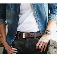 CEXIKA-Cinturón de Cuero Autentica para hombre, 2023, 140, 150, 160 cm, de gran tamaño, de diseño de lujo, de alta calidad - details 4