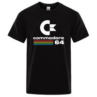 Camiseta con Estampado Commodore para Hombre, Camisa de Algodón, Manga Corta, Diseño Retro de SID Amiga, Ropa de Calle, Commodore 64, C64, Verano 2022 - details 14