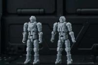 Figuras de Conductor de Equipo de Combate 1/60 Series 3min Mini Estatua de Colección para Ensamblaje Paquete de 6 Piezas - details 9