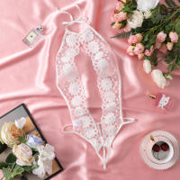 Conjunto de Ropa Interior Sexy sin Costuras Top de Crop Fitness Lencería Transparente para Mujeres - details 2