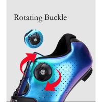 Zapatillas de ciclismo de carretera para hombre y mujer, zapatos planos de velocidad para bicicleta de montaña, con calas Spd y Pedal, novedad - details 5