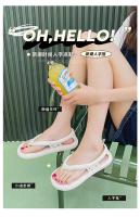 Sandalias de tacón alto para hombre y mujer, chanclas antideslizantes, resistentes al desgaste, zapatillas gruesas con camisa, verano, 2023 - details 2