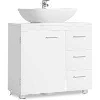 Mueble Bajo Lavabo Armario de Baño con 3 Cajones Diseño Trasero con 2 Compartimentos - details 0