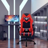 Silla Gaming Silla de Oficina Silla Giratoria Silla de Ordenador Silla de Tareas Silla de Escritorio Silla Ergonómica Silla de Carreras Silla de Cuero Silla PC Gaming (Rojo, con reposapiés) - details 9