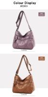Bolso cruzado de cuero vegano ligero Bolso de hombro casual chic para uso diario - details 7