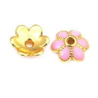 Tapetes de Flores de Brasso Dorado 18K 30PCS Accesorios de Joyería DIY de Alta Calidad - details 61