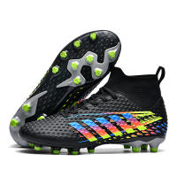 Botas de fútbol profesionales FG/TF para hombre, zapatos de fútbol para exteriores, tobillo alto, zapatos de fútbol de césped para niños, zapatos de entrenamiento - details 15