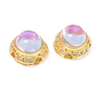 5 uds. De cuentas redondas de latón de Color dorado mate, estilo Vintage, pulseras de cuentas nepalesas, cuentas espaciadoras, suministros para fabricación de joyas, accesorios Diy - details 20
