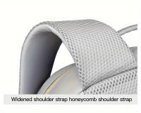 WEIXIER Mochila multifuncional elegante para hombre: nailon duradero con textura de cocodrilo, gran capacidad para computadora portátil, viajes, escuela y trabajo, diseño blanco y marrón, regalo perfecto para amigos y familiares, mochila de viaje - details 21