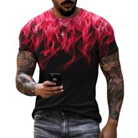 Camisetas con estampado de llama y personalidad para hombre, camisetas deportivas informales, camisetas de manga corta con estampado de ocio en 3D, moda de verano - details 1