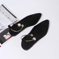 Zapatos planos de punta estrecha con estampado de leopardo para mujer, zapatillas informales transpirables sin cordones para exteriores, 2022 - details 2