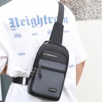 Bolso de pecho de tela Oxford para hombre, bolso cruzado multifuncional de estilo coreano, bolso de hombro deportivo ajustable de gran capacidad - details 9