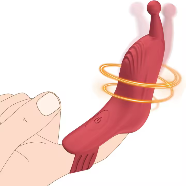 1pc Dedo G Spot Masturbadores Vibrador impermeable para mujeres Pezón Vagina Clítoris Objetivo Estimulador preciso Mujer Lesbiana Consolador Vagina Masajeador Mujer AV Stick Juguetes sexuales Adulto Sexo femenino 18 - 1