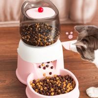 Fuente de agua de gran capacidad, cuenco con separación en seco y húmedo, fuente de agua, alimentador automático para mascotas, dispensador de comida para perros desmontable - details 7