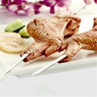 Juego de brochetas planas Kabob de 35CM de largo, palos de barbacoa de acero inoxidable, pinchos de Metal para barbacoa - details 7