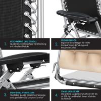 Capacidad de 200 kg, acolchado ergonómico extra ancho, respaldo ajustable, almohada para el cuello - details 3