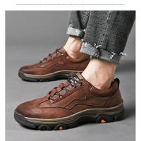Zapatos Comodos para Negocios para Hombre 2024 Calzado Versátil de Cuero, Mocasines Antideslizantes Informales para Exteriores, Nuevos y Planos - details 12