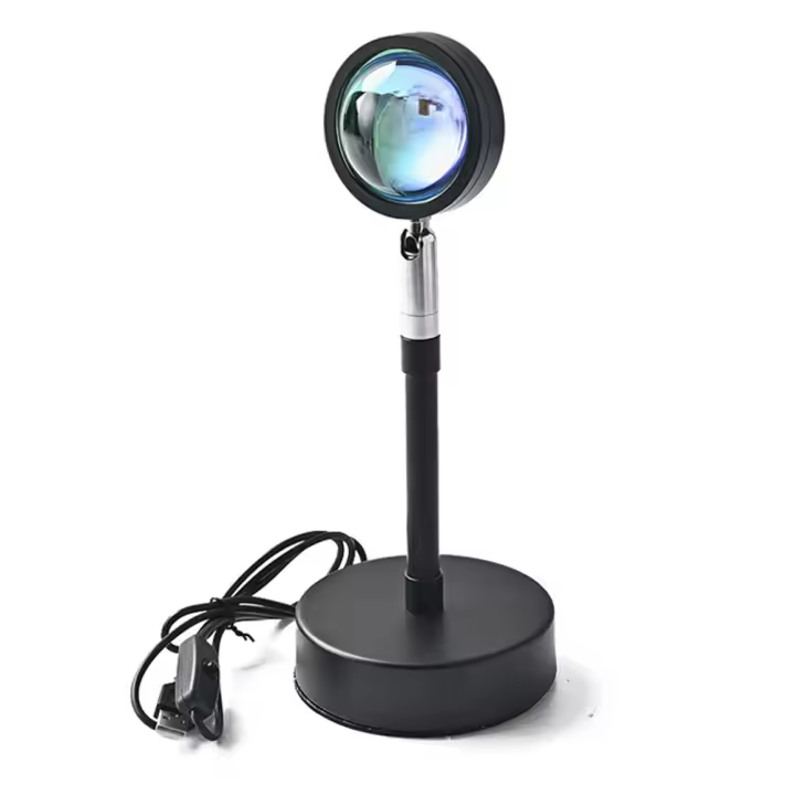 Lámparas de mesa, proyector de lámpara de atardecer, luces Led para dormitorio, luz nocturna, luces RGB - 1