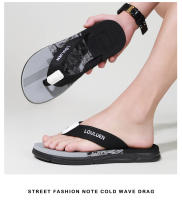 Nuevas chanclas de camuflaje para hombres, zapatos de playa antideslizantes de verano para hombres, versión coreana de sandalias al aire libre de moda - details 20