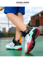 Zapatillas de baloncesto para niños, zapatos con botón giratorio para niños - details 37
