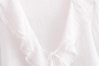 OUWU- Camisa Decorativa Con Volantes Colgantes Para Mujer Primavera/Verano Nuevo Producto Ropa Casual Para Mujer - details 6