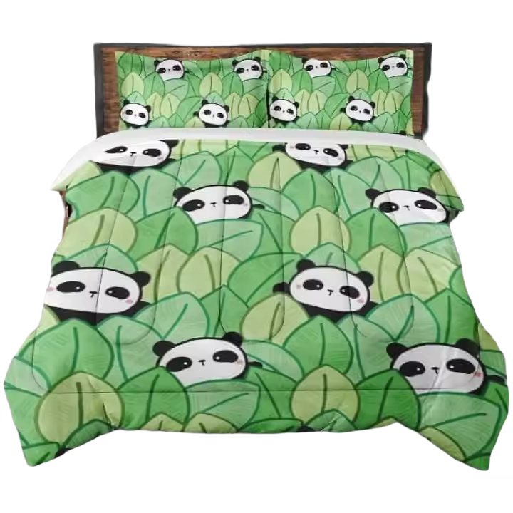 Conjunto de Cama Suave de Dibujos Animados para Niños Juego de Almohada y Fundas de Almohada de 2 Piezas para Decoración de Dormitorio - 1
