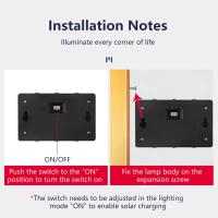 Luz Solar de pared para exteriores, lámpara LED impermeable, iluminación luminosa hacia arriba y hacia abajo, decoración de valla de jardín y balcón, luz Solar - details 11