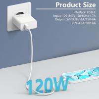 120W Cargador rápido Cable USB tipo C, 6A, 1 metro, Universal, Adaptador compatible con teléfono y tableta - details 3