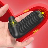Leten-juguetes sexuales con funda para el dedo, vibrador para masaje de punto G, estimulador de clítoris, masturbador femenino para mujeres, orgasmo lésbico, productos para adultos - details 1
