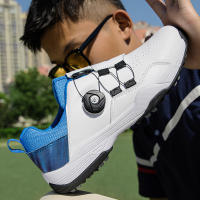Zapatos de golf zapatos para hombres y mujeres perilla automática corbata material alto antideslizante - details 10