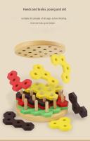 Children Wooden Puzzle Toys hand-eye coordination Thought Cell Pairing Game Kids Intelligence Development Early Educational Toys - details 9
