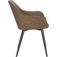 Cocina Tapizadas en Piel_sintética, Silla Ergonómicas con Respaldo y Brazos para Salón y Dormitorio, - details 1