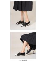 Zapatos de pescador de un solo paso, informales, versátiles, planos con diamantes de imitación para mujer, de nuevo estilo - details 0